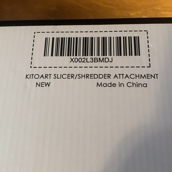 Kitoart Shredder Attachment for KitchenAid Mixer White - Picture 2 of 3